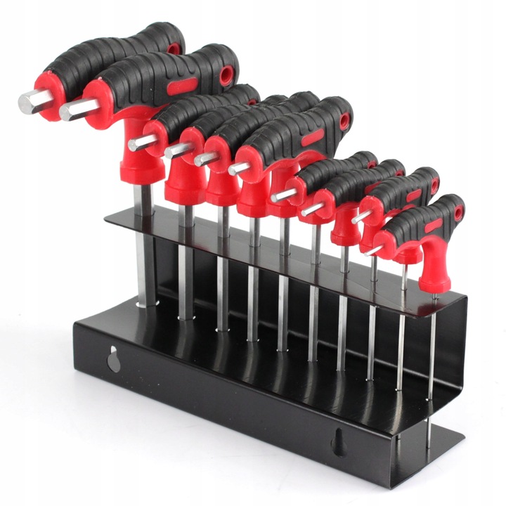 10x KLUCZE IMBUSOWE HEX IMBUSY ZESTAW 2-10 mm Rowerowe Sześciokątne