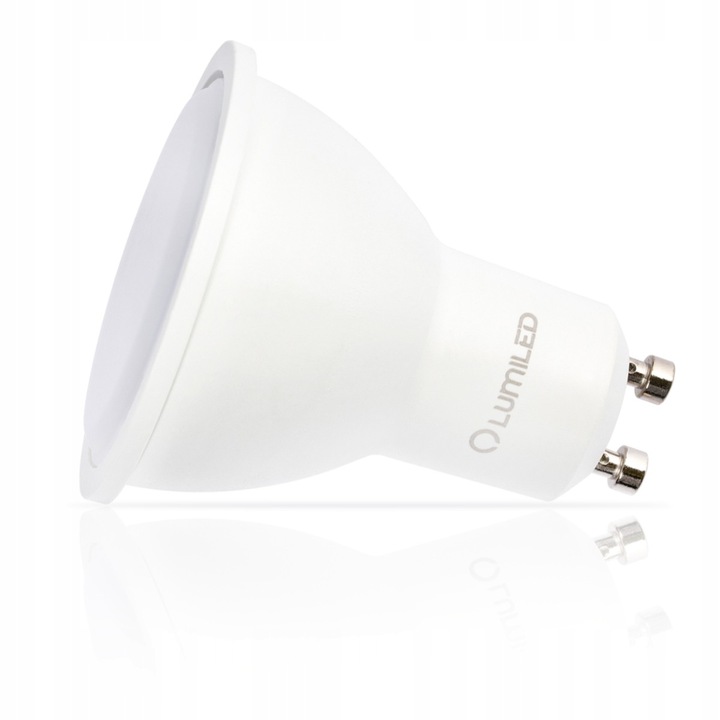 10x Żarówka LED GU10 8W 6500K ZIMNA BIAŁA 120° WYDAJNA PREMIUM CCD