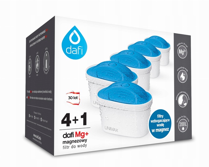 5 SZTUK DAFI WKŁAD FILTRUJĄCY UNIMAX MG +