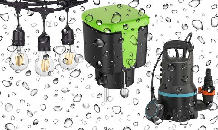 Gniazdko zewnętrzne WIFI 16A IP44 TUYA POMIAR