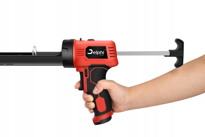 WYCISKACZ PISTOLET DO SILIKONU KLEJU MAS AUTOMATYCZNY AKUMULATOROWY