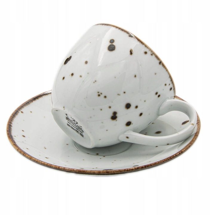 Alumina Bogucice White Filiżanka ze spodkiem 300ml