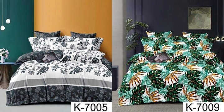 KOMPLET POŚCIEL 140x200 + POSZEWKA DWUSTRONNA DUŻO WZORÓW