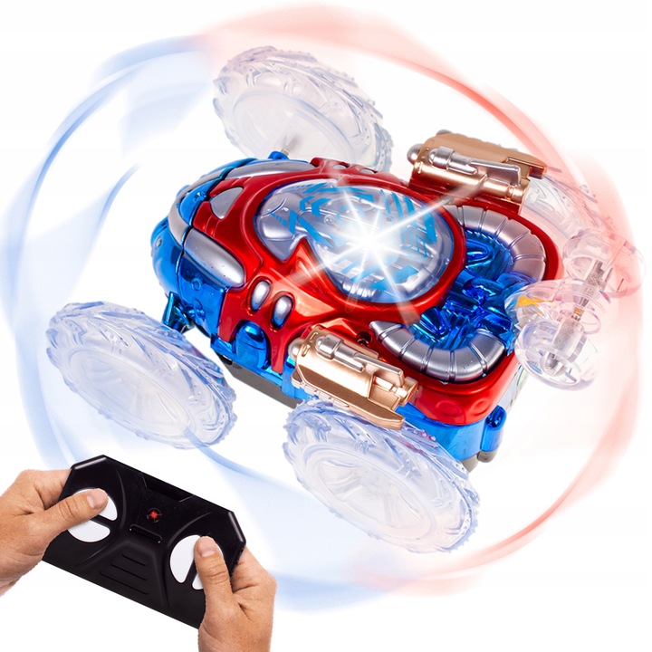 KASKADER SAMOCHÓD KOSMITA AKROBATA TWISTER AUTO STEROWANE DLA DZIECI PILOT