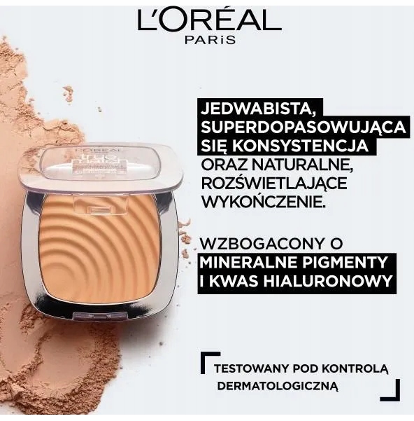 LOREAL TRUE MATCH MATUJĄCY PUDER DO TWARZY PERFEKCYJNA SKÓRA 3R/3C