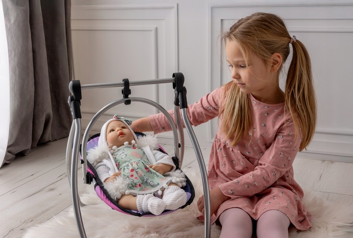 Lalka Bobas JAK ŻYWA INTERAKTYWNA REALISTYCZNA mówi i śpiewa ZESTAW XXL