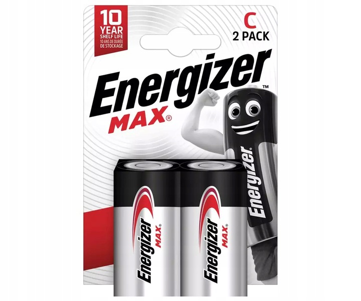 4x ENERGIZER MAX LR14 C Bateria Alkaliczna