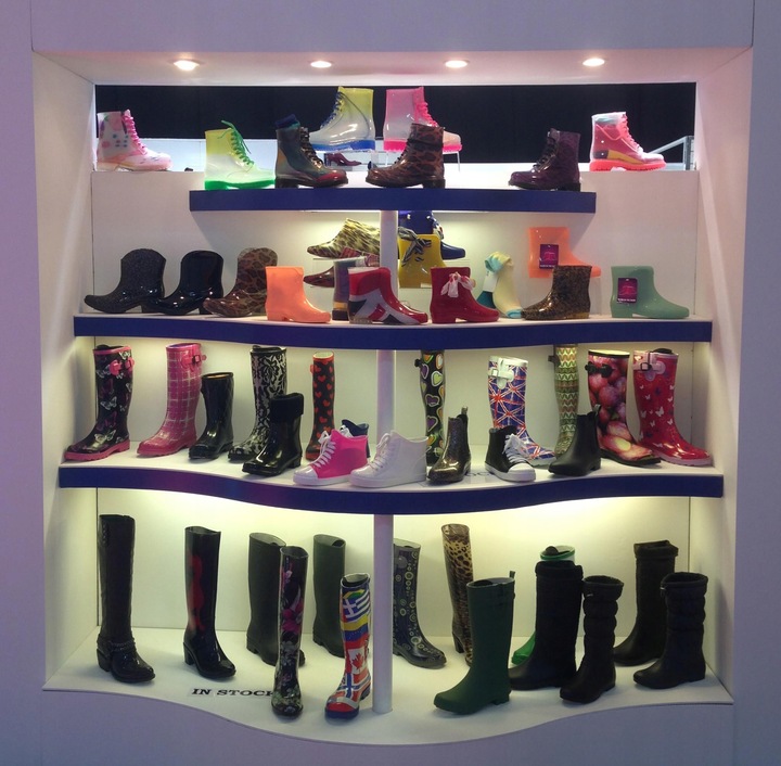 Kalosze Damskie Gumowce Lekkie CZARNE Wygodne Wysokie Gumiaki Eleganckie