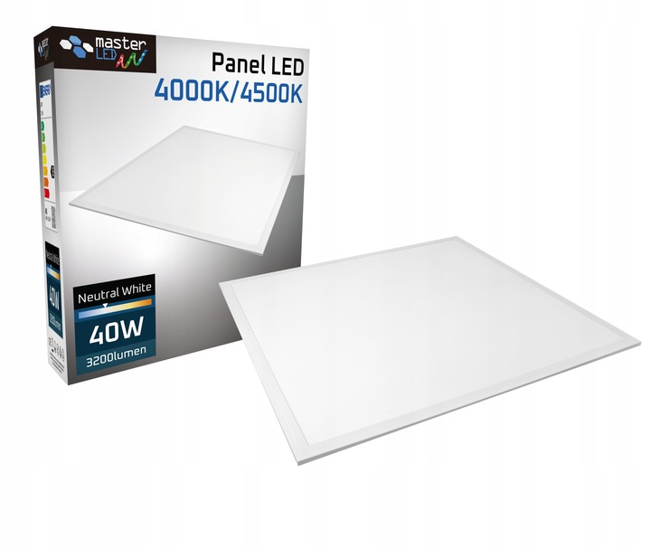 Panel LED 40W kaseton lampa plafon 60x60 595x595mm