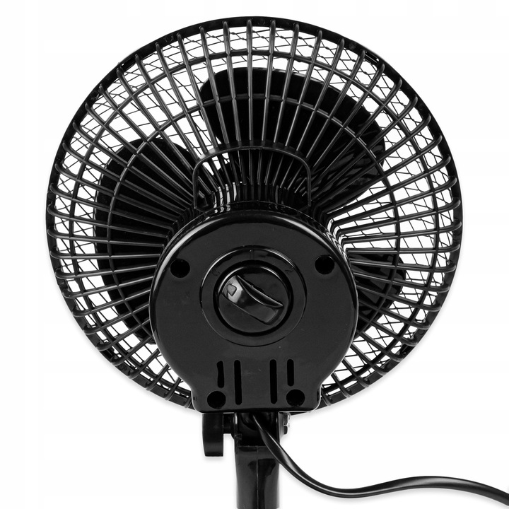 WENTYLATOR WIATRAK BIUROWY STOŁOWY CICHY 15W BIURKOWY 2w1 PODSTAWA + KLIPS