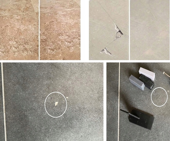 ZESTAW WOSK DO NAPRAWY PŁYTEK CERAMICZNYCH REGENARACJA CERAMIKI