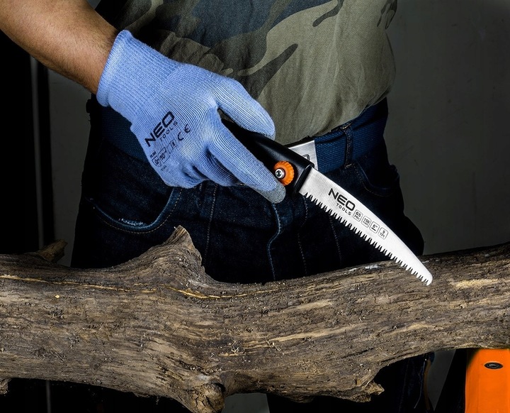 NEO PIŁA OGRODOWA DO GAŁĘZI SKŁADANA RĘCZNA 9 TPI OSTRZE CHOWANE