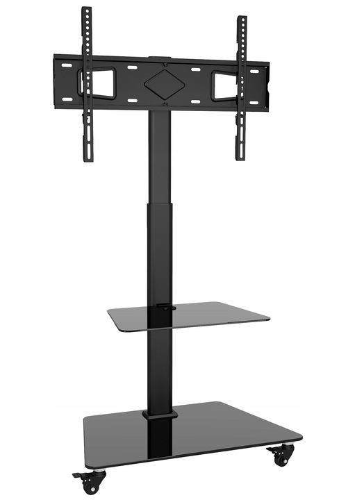 Stojak podlogowy TV na kółkach mobilny 32 40 43 48 50 55 58 65 cali