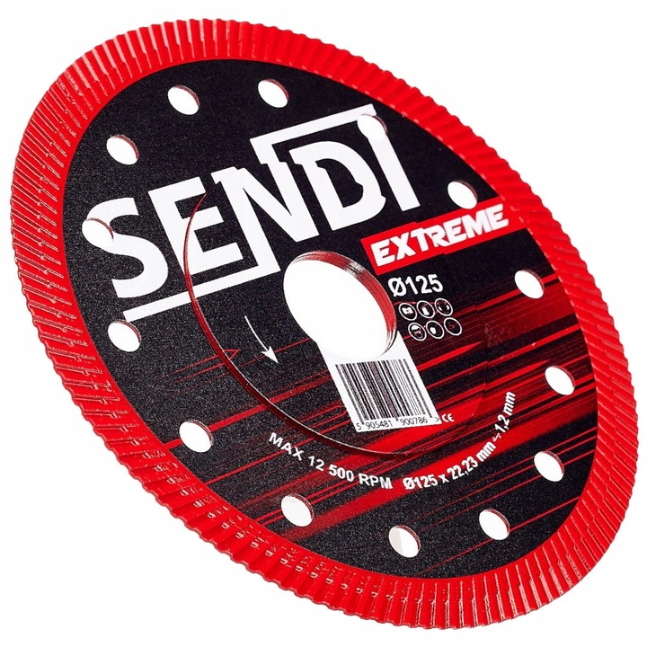 Tarcza diamentowa do gresu Sendi Extreme Ø125 mm