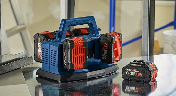 Ładowarka GAL 18V6-80 BOSCH 18V 6-stanowiskowa