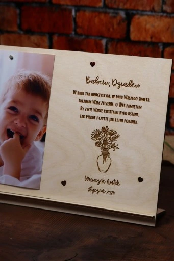 RAMKA DLA DZIADKA I BABCI Prezent na Dzień Dziadka Pierwszy Dzień Babci