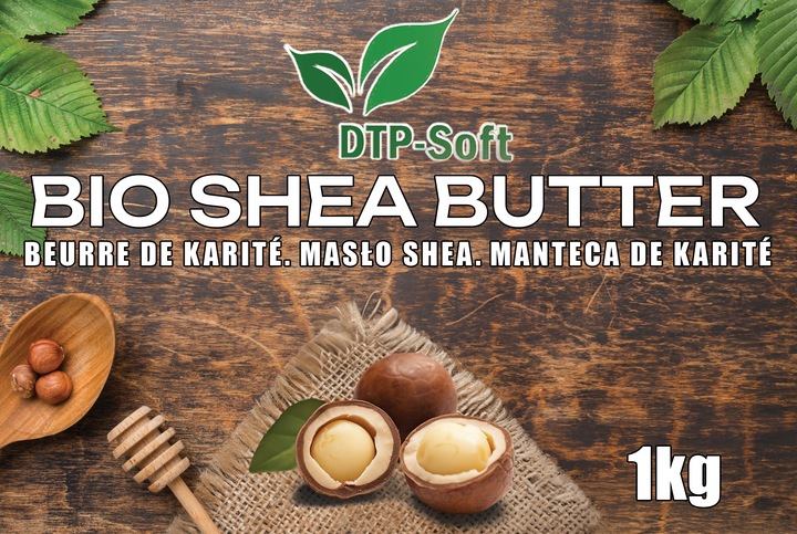 MASŁO SHEA NIERAFINOWANE 1kg NATURALNE CZYSTE Wiaderko 1 kg