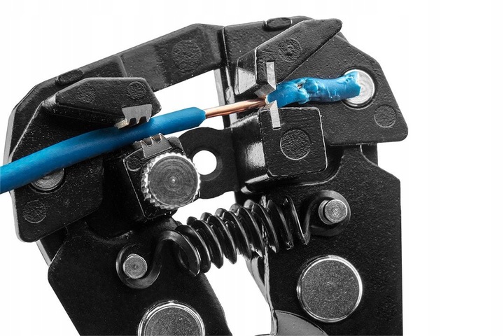 NEO AUTOMATYCZNY ŚCIĄGACZ IZOLACJI 0.5-6mm2 CZOŁOWY ZACISKARKA 160mm
