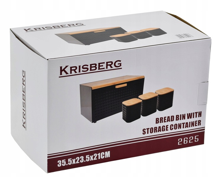 CHLEBAK Pojemnik na Pieczywo chleb POJEMNIKI na Kawę Herbatę Cukier Zestaw