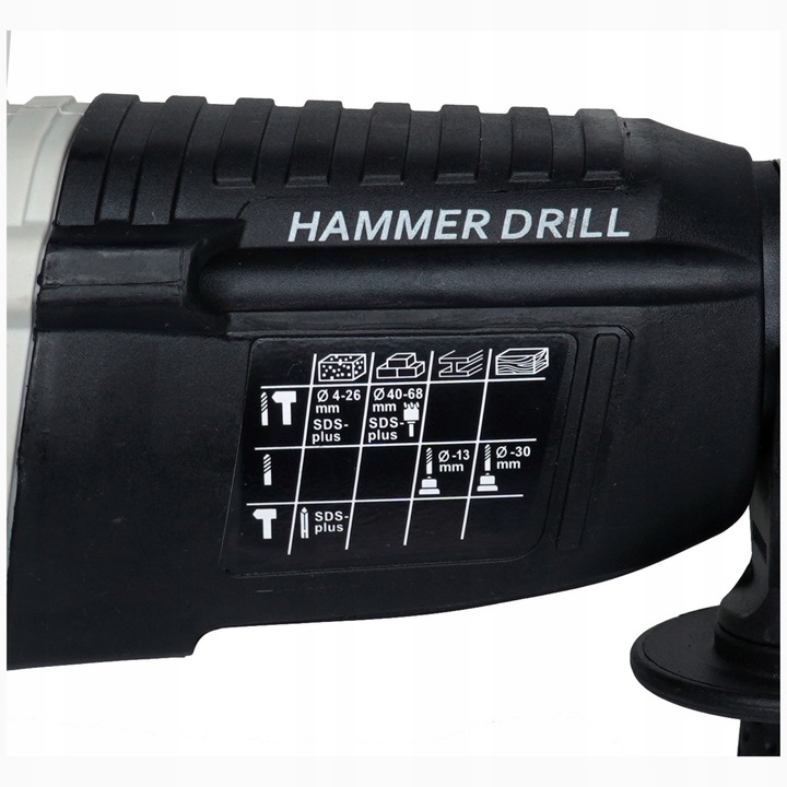 MŁOTOWIERTARKA MŁOT UDAROWY SDS+ 3J MOCNA 5300 BPM WALIZKA SAMOZACISK