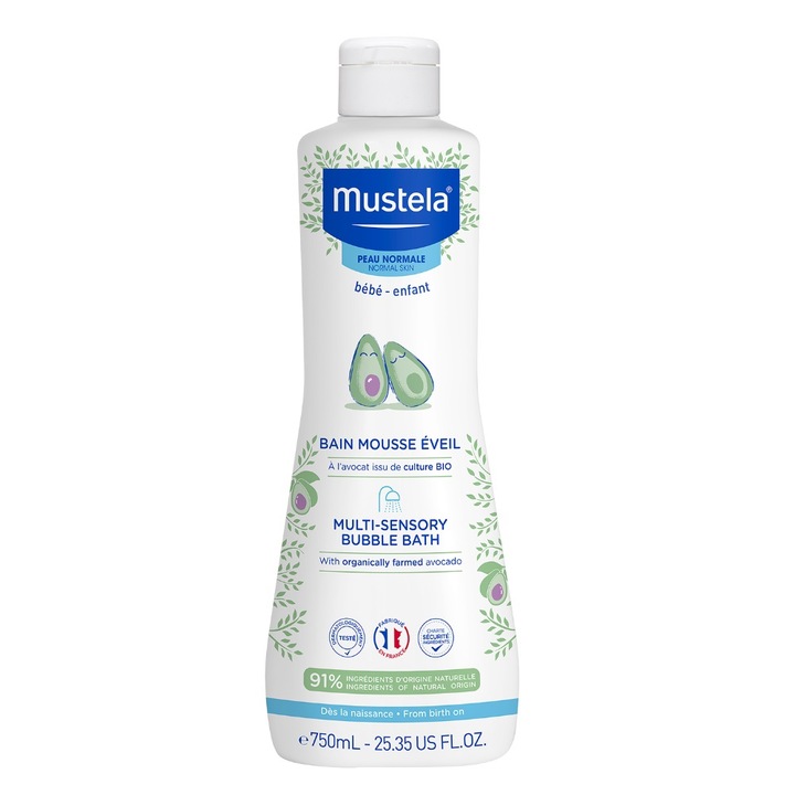 Mustela Bebe Enfant płyn bąbelkowa kąpiel 750 ml