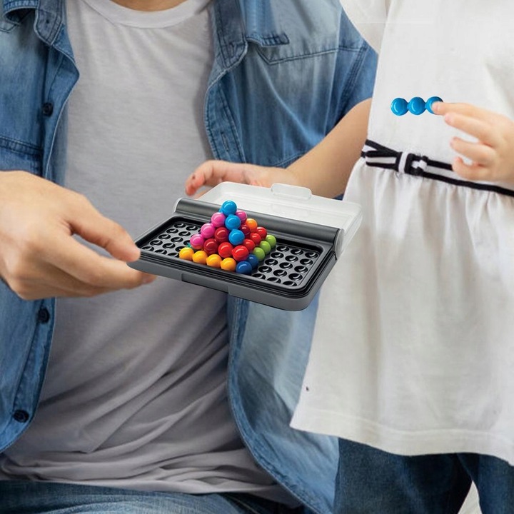 GRA LOGICZNA 3D GRA PLANSZOWA IQ FIT ŁAMIGŁÓWKA 120 WYZWAŃ