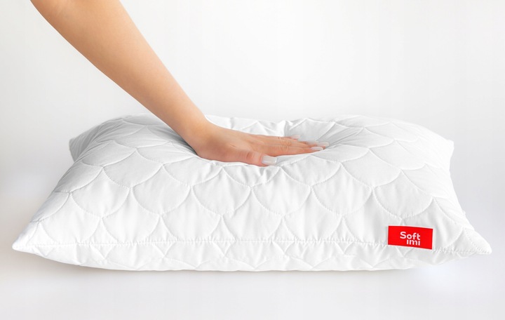 PODUSZKA 50X70 ANTYALERGICZNA PIKOWANA GRUBA ZAMEK