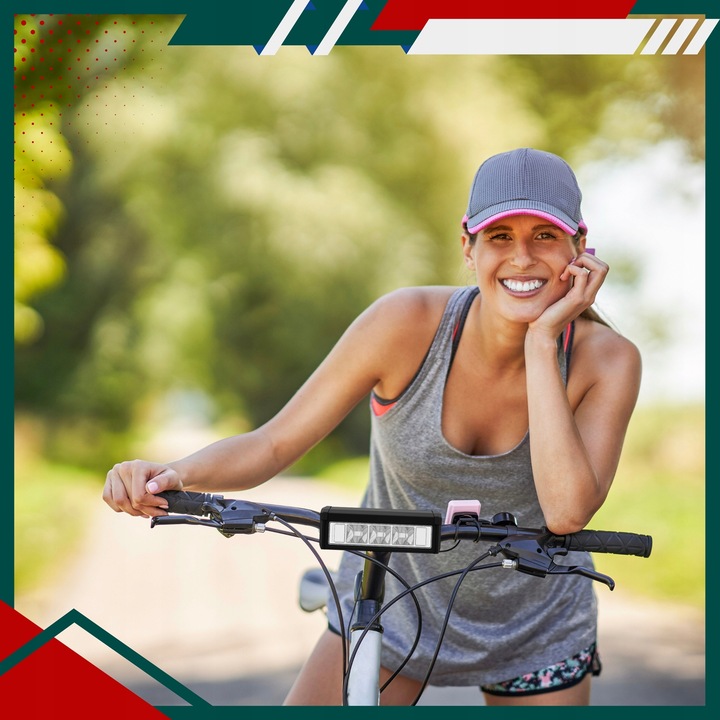 LAMPKA ROWEROWA PRZEDNIA LED NA PRZÓD KIEROWNICĘ ROWERU MOCNA USB 1200lm