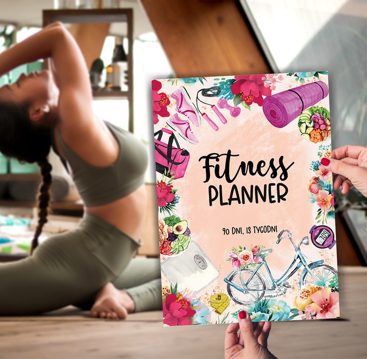 Fit Planer Dziennik Trening Fitness Dieta Zdrowie