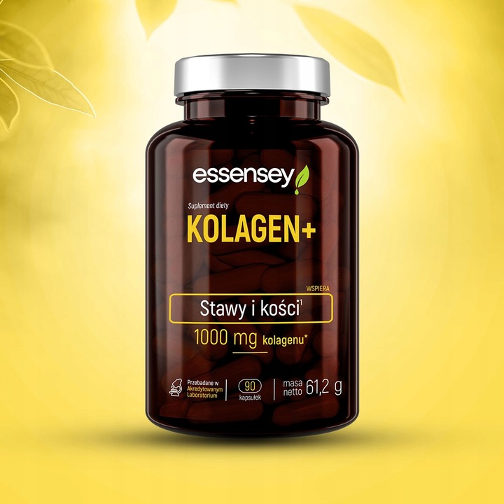 Essensey KOLAGEN NATURALNY + WITAMINA C ZDROWE WŁOSY SKÓRA 90 KAPS
