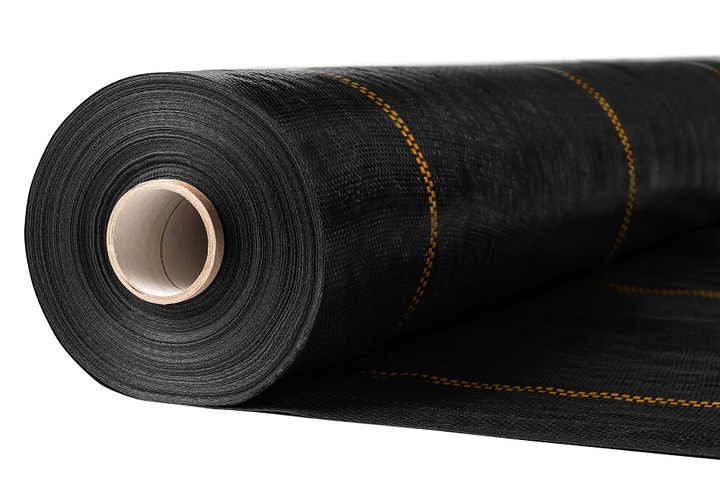 AGROTKANINA 90g 1,6x50m CZARNA AGROWŁÓKNINA UV 3% ANTYCHWASTOWA +