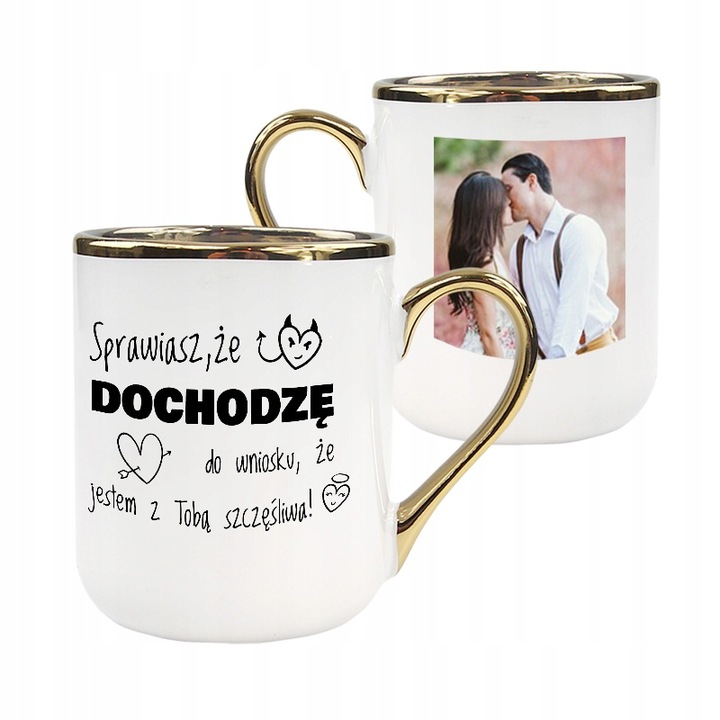 KUBEK Z TWOIM WŁASNYM NADRUKIEM FOTO ZDJĘCIEM NAPISEM LOGO NA PREZENT