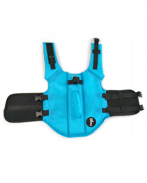 KAPOK KAMIZELKA RATUNKOWA DLA PSA do Wody Rekin XS Ubranko Pływania