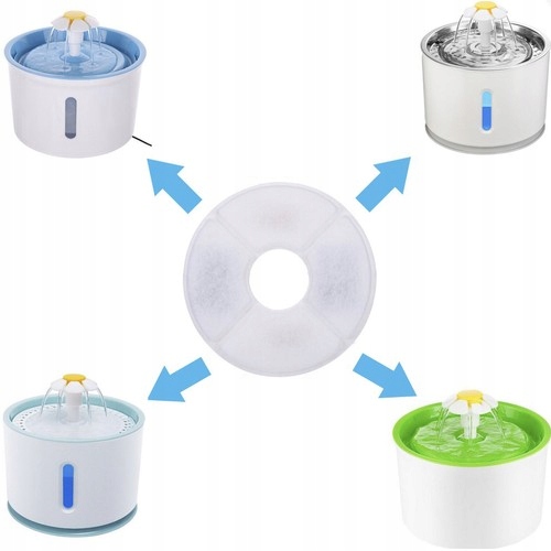 6 + 2 GRATIS!! filtr do fontanny Poidełka dla Kota Psa wymienny poidła x8