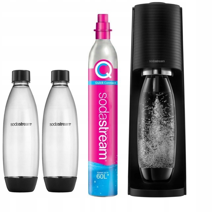 Saturator SodaStream Terra 2 butelki + crafted 330ml + książka +