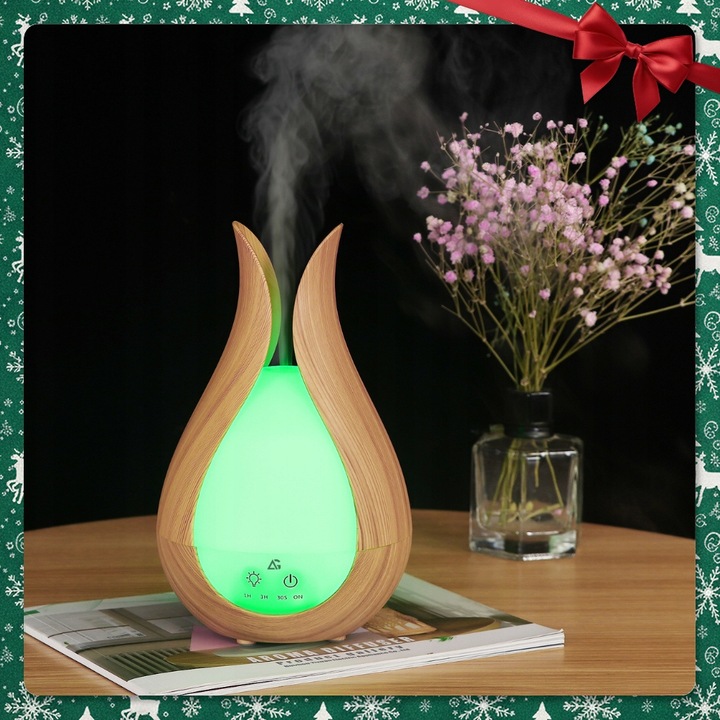 NAWILŻACZ POWIETRZA DYFUZOR ZAPACHOWY AROMATERAPIA LAMPKA NOCNA DLA