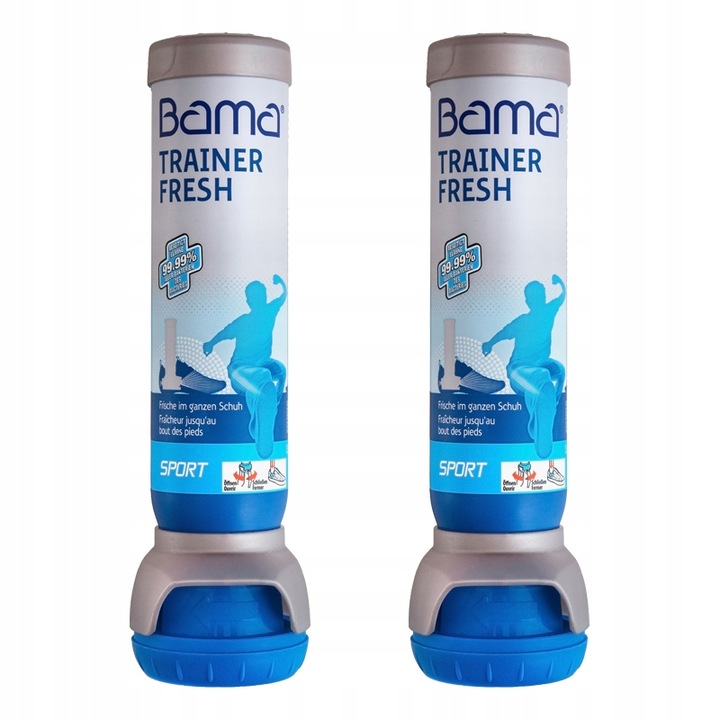Odświeżacz, dezodorant do butów Bama Trainer Fresh - Zestaw 2 x 100 ml