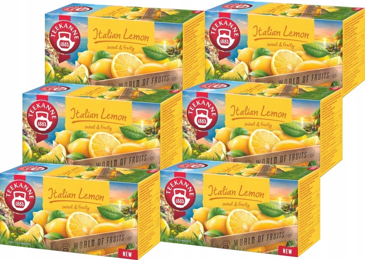 (x6) TEEKANNE Herbata Italian Lemon 20tb