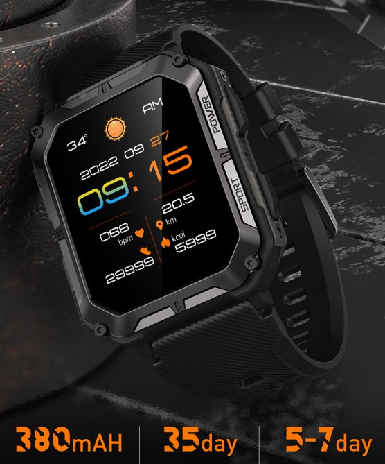 CUBOT C2OPRO SMARTWATCH PANCERNY PULS ROZMOWY TEL