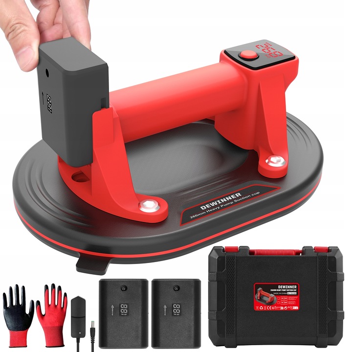 AUTOMATYCZNA AKUMULATOROWA ELEKTRYCZNA PRZYSSAWKA PRÓŻNIOWA z LCD