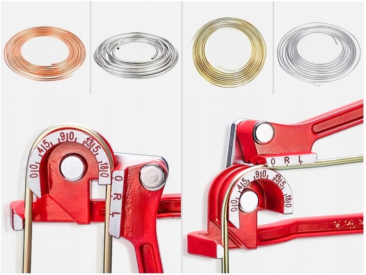 GIĘTARKA ZAGINARKA RUR RUREK PRZEWODÓW MIEDZIANYCH