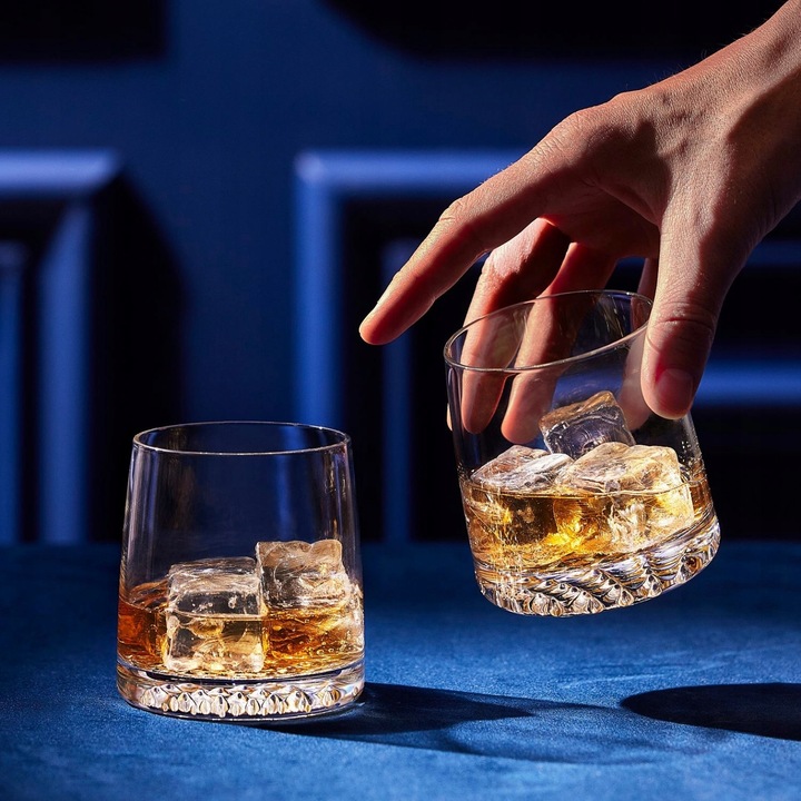 Szklanki do whisky Fjord KROSNO 6szt 370ml z grubym dnem stylowe