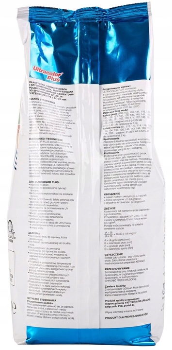 MAPEI FUGA Ultracolor Plus 100 BIAŁA 5kg elastyczna