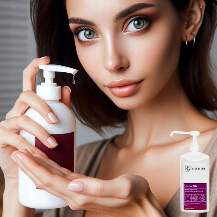 VELODES SILK 500ml Płyn Dezynfekcja Rąk
