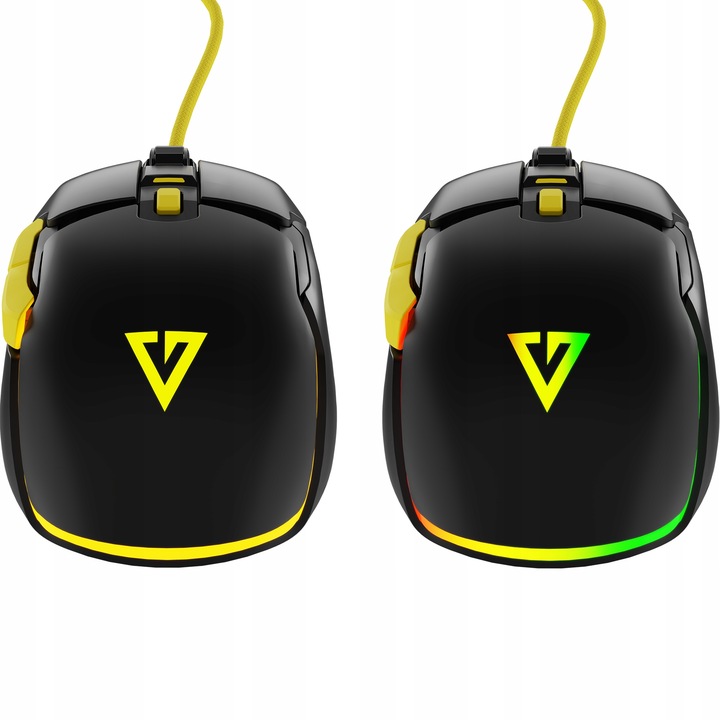 PRZEWODOWA MYSZKA GAMINGOWA 12400 DPI WYMIENNE PANELE MODECOM VOLCANO JAGER