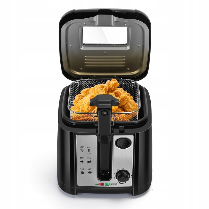 FRYTKOWNICA FRYTOWNICA MOCNA 2,5L ŁATWE SZYBKIE SMAŻENIE FRYTEK