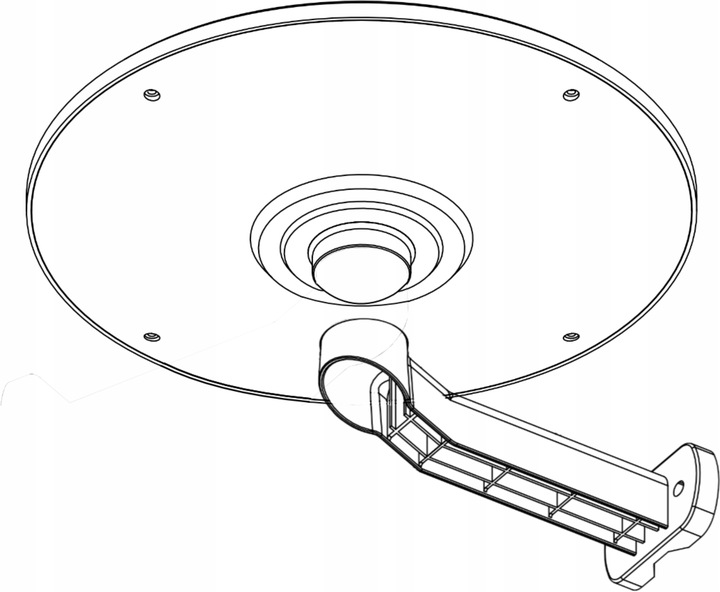MOCNA MAŁA ANTENA TV DVB-T DVB-T2 360 STOPNI KEMPING DVB T DVB-T2 BIAŁA USB