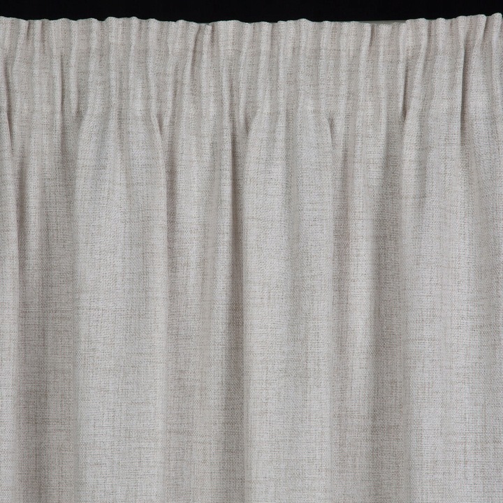 ZASŁONA GOTOWA JULA2 TAŚMA 140 X 270 CM LEN BEŻOWY STYL EKO RÓŻNE KOLORY