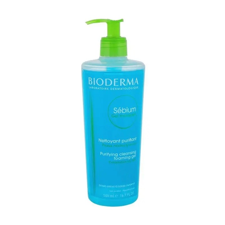 Bioderma Sebium Gel Moussant antybakteryjny żel do mycia twarzy 500ml