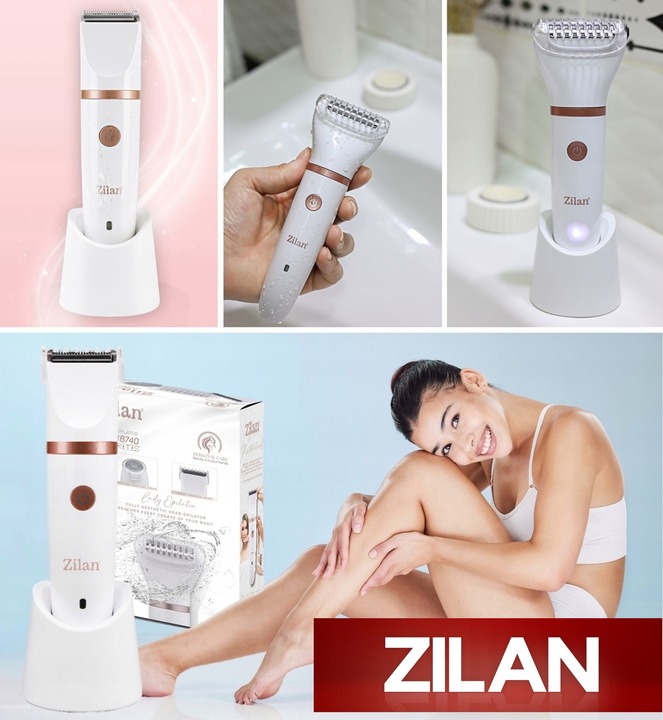 GOLARKA DAMSKA DEPILATOR DO CIAŁA BIKINI NÓG PACH WODOODPORNA USB 3W1